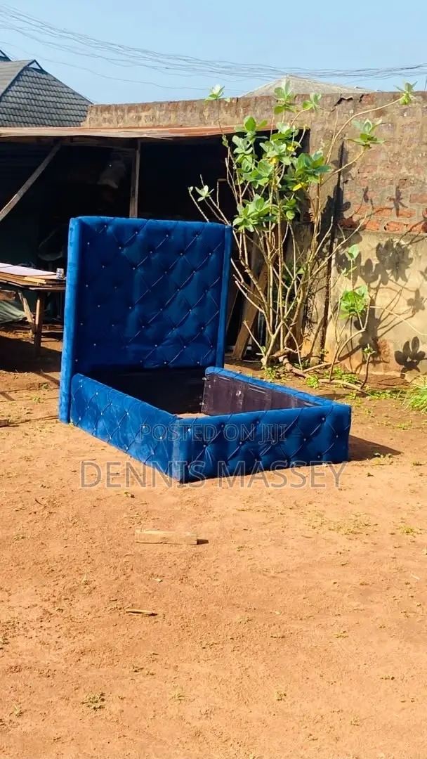 Home Interiors Blue Bed Frame - 1