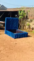 Home Interiors Blue Bed Frame - 1