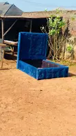 Home Interiors Blue Bed Frame - 2
