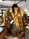 T-shirt Tsoho na Maza na Reclaimed Vintage - 3XL - 5