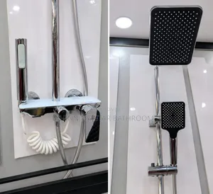 Heavy Gauge Shower Set tare da Rainfall Rose