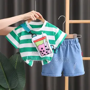 Brand New The Children's Place Yellow Cotton Clothing Set - Boys 9M-12M