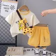 Brand New The Children's Place Yellow Cotton Clothing Set - Boys 9M-12M - 2