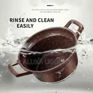 BROCOOK 6-Piece Non-Stick Cast Cookware Set (20-28cm)