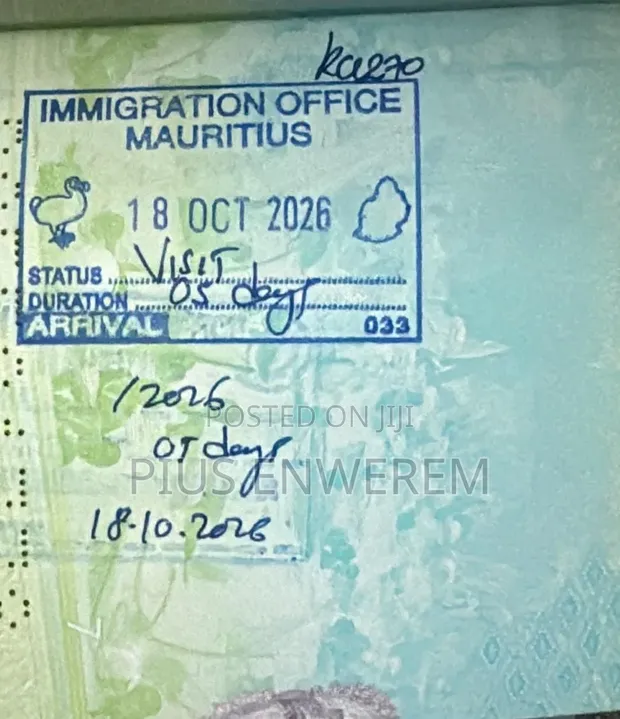 Sabis na Visa zuwa Mauritius - 1