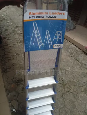 Sabon Aluminium 5-Mataki Podium Ladder