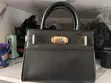 Lyn Handbag - Baki, Mini, Gaskiyar Fata - 1