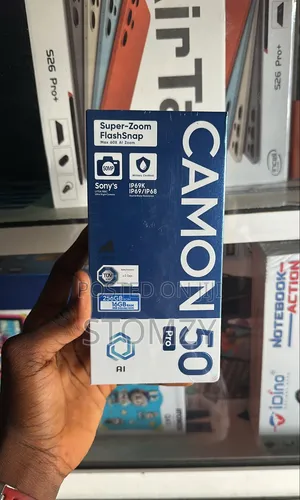 New Tecno Camon 50 Pro 256GB Purple