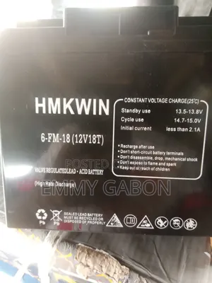 18Ah Battery for 7kva & 8kva Generators