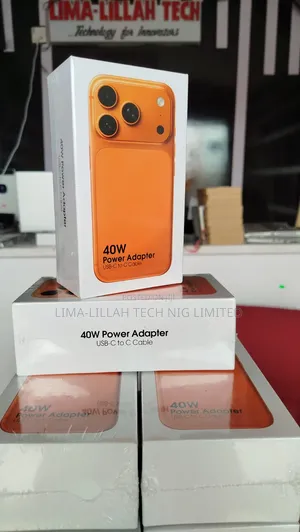 iPhone 40W Power Adapter with USB-C to C Cable