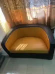 2 Seater Sofa - Orange - 1