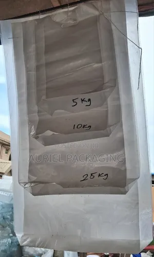 5kg Plain Sack (White) - Pack of 50