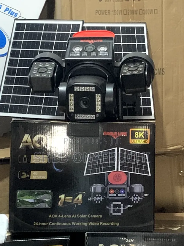 CCTV Kamara 4 Lens PTZ Solar Complete - 1