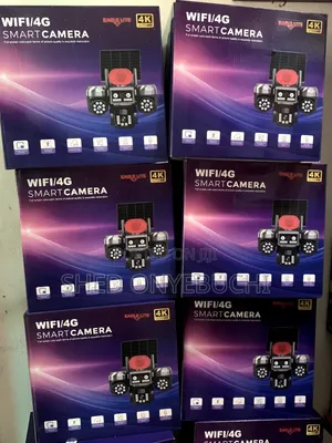 V380Pro CCTV 3-Lens PTZ Solar Camera