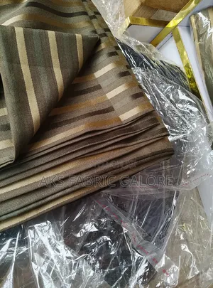 Stripe Senator Material - Cotton Blend