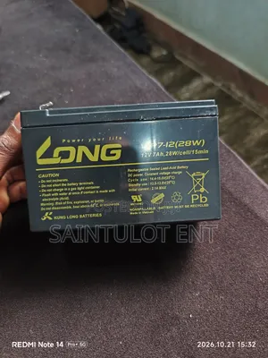 Sabon 12V 7Ah Long Baturi (Energizer Druid 18)