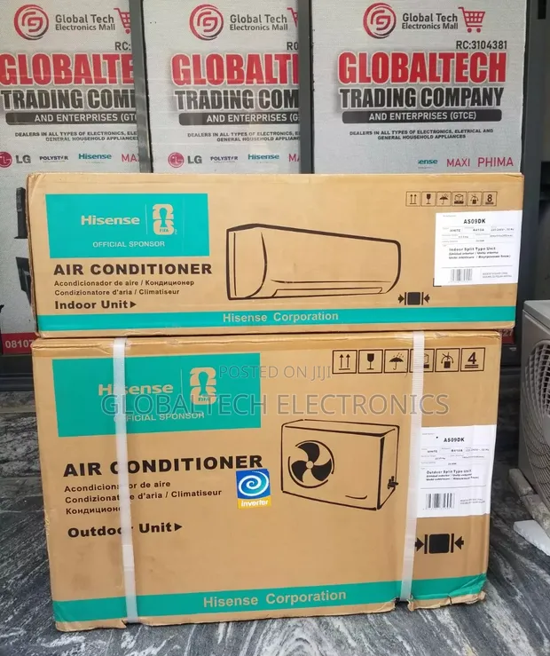 Hisense 1HP Split Inverter AC (09DK) na Asali - 1