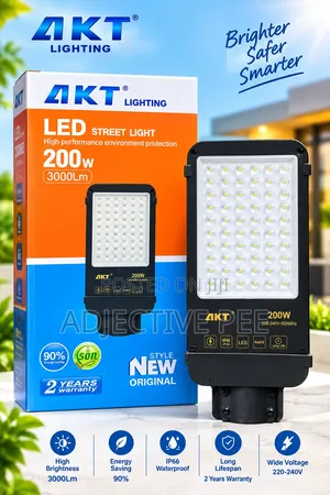 AKT 200W Solar Street Light with Separate Panel
