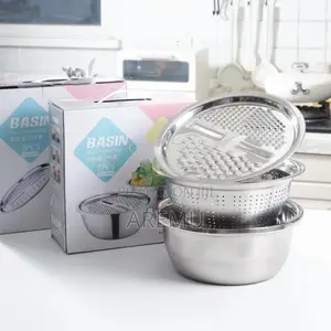 Kayan Girki Na Kayan Lambu/Futa 3-in-1 Bakin Karfe