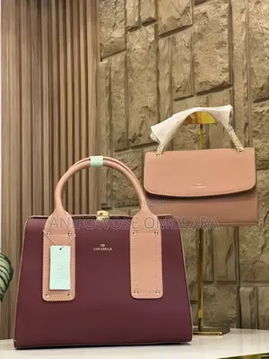 Chris Bella Leather Handbag Set - Large, Multicolor
