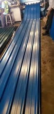 0.55mm Thick Longspan Blue Aluminium Roofing Sheet - 2