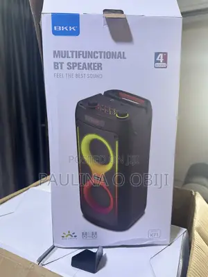 BKK Karaoke Bluetooth Speaker 4" Woofer, RGB Lights