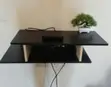Home Interiors Floating TV Stand - Black - 2