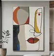 Zanen Abstract na Zamani don Shirin Cikin Gida - 3
