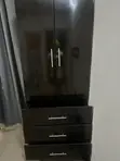 Home Interiors Wooden Wardrobe with 3 Drawers - 2