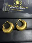 Zirconia Statement Earrings - Gold - 2