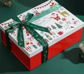 Removable Cover Boxes with Ribbons - Set of 3