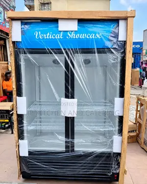 Brand New Double Door Vertical Showcase Chiller