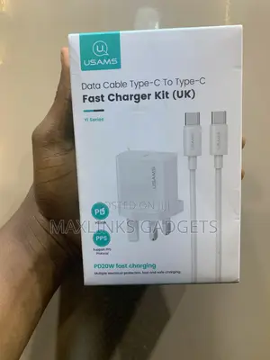 Original USAMS 20W Fast Charger (Type-C to Type-C)