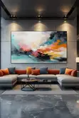 Multicolour Canvas Artwork - 2