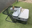 Modern Luxury Coffee Table with Marble-Effect Top - 1