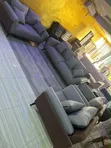 Ingantacciyar Sofa Mai Zama 7 na Fata - Sabuwa - 1