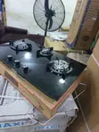 Polystar 3-Burner Gas Hob da Wutar Lantarki - 1