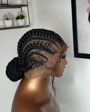 Full Frontal Braided Wig