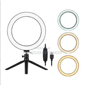 Mini Tripod with Ring Light
