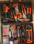 Hardware Repair Tool Set - Cordless Drill & Household Kit - 1