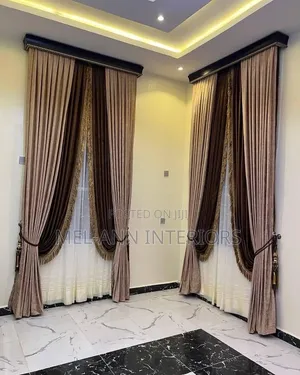 Luxury Curtain Fabrics - Beige Blackout