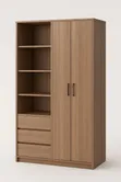 6ft x 4ft Smart Wardrobe with Shoe Rack & Drawer - 1