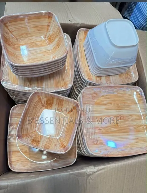 12pcs Ceramic Dinner Plates - 1