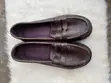 Custom Brown Croc-Embossed Leather Loafers - 2