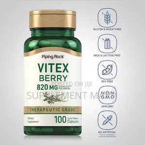 Vitex Chaste Berry 820mg - Lafiyar Hormon Mata