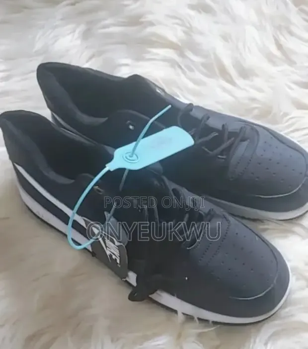 Unique GJD Ventures Black Canvas Sneakers - Size 44 - 1