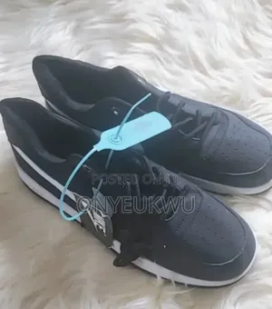 Unique GJD Ventures Black Canvas Sneakers - Size 44