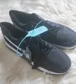 Unique GJD Ventures Black Canvas Sneakers - Size 44 - 2