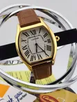 Cartier Unisex Quartz Wristwatch - Brown - 2