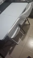 4ft Foldable Table - White - 2